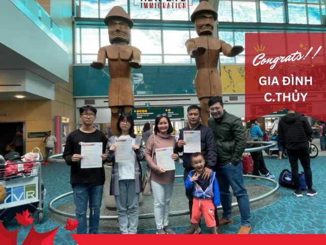 Gia đình 5 thành viên chị Thủy định cư thành công tại Canada theo diện việc làm – Retail Supervisor