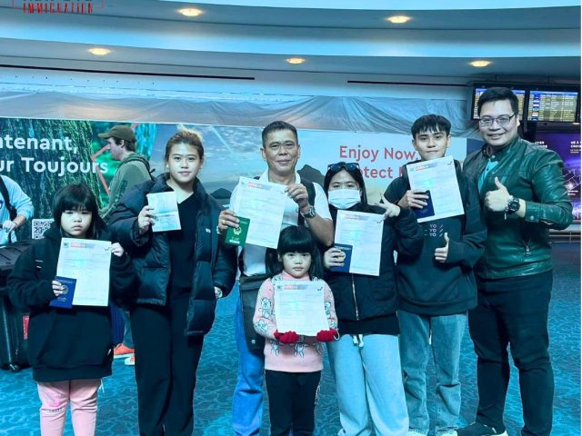 Gia đình nhận visa định cư Canada tại sân bay cùng chuyên viên New Life Immigration – khởi đầu hành trình mới đầy hy vọng