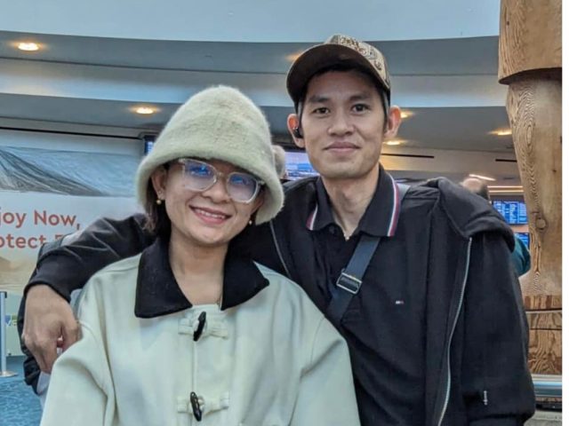 Gia đình anh Vương định cư Canada – đoàn tụ tại sân bay sau khi nhận thư Landing – khách hàng New Life Immigration